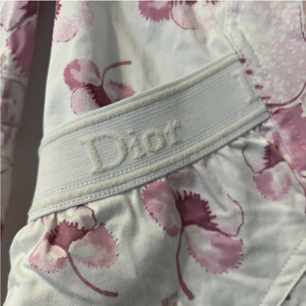 Christian Dior Boutique Paris Y2K Cherry Blossom Monogram Hooded Jacket US 6 - Picture 6 of 8